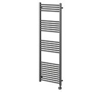 Pizarro Colore Straight Digital Thermostatic Electric Heated Towel Rail | Gunmetal Grey | Mild Steel | 1600mm x 600mm
