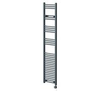 Pizarro Straight Digital Thermostatic Electric Heated Towel Rail | Anthracite | Mild Steel | 1800mm x 400mm