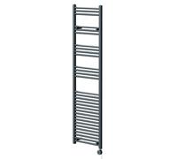 Pizarro Straight Digital Thermostatic Electric Heated Towel Rail | Anthracite | Mild Steel | 1800mm x 500mm