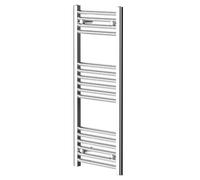 Pizarro Straight Heated Towel Rail | Chrome | Mild Steel | 1000mm x 400mm