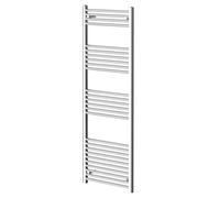 Pizarro Straight Heated Towel Rail | Chrome | Mild Steel | 1600mm x 600mm