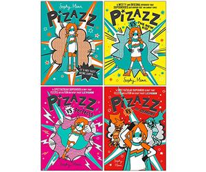Pizazz Series The Super Awesome New Superhero 4 Books Collection Set By Sophy Henn (Pizazz, Pizazz vs The New Kid, Pizazz vs Perfecto & Pizazz vs The Demons)