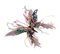 PizazzToy 3D Metal Puzzles for Adults, DIY Assembly Steampunk Mechanical Butterfly Jigsaw Puzzles, Model Kits for Adults to Build Home Decorations (50+ PCS)