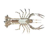 PizazzToy 3D Metal Puzzles for Adults, DIY Assembly Steampunk Mechanical Lobster Jigsaw Puzzles, Model Kits for Adults to Build Home Decorations and Gifts Choice (830 PCS)