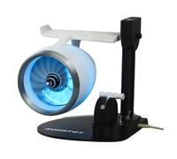 PizazzToy Desktop Airplane Jet Engine Fan, 3D Printing Turbojet Engine Creative Fan with Strong Airflow and High-Speed Blades, Aerospace Mechanical Science Model