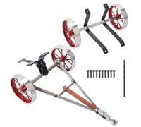 PizazzToy HM-01 Hit and Miss Engine Model Metal 4-Wheel Steering Flatbed Transport Cart