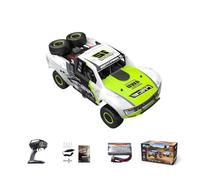 PizazzToy RC Drift Car with Gyro, RD12 1/12 Scale 4WD Full-Proportional Brushed RC Sports Car Vehicle Model with 7-Color LED Lights, Remote Control Vehicle Gifts (RTR Version)