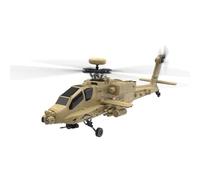 PizazzToy RC Helicopter for Adults, YU XIANG F11-N AH64 1/32 2.4G 6CH Coaxial Dual Rotor 6G/3D Apache RC Helicopter with Optical Flow Altitude Hold and Altitude Hovering, Remote Control Military Plane