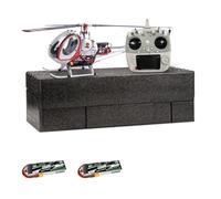 PizazzToy RC Helicopter with GPS for Adults, JCZK 300C PRO 2.4G 12CH Flybarless RC Helicopter Model with H1 PRO Flight Controller, LED Navigation Light System and Opening Doors