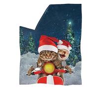 Pizding Soft Throw Blanket, Cute Cartoon Print Washable Fluffy Chrtistmas Birthday Gifts for Women,59.1 x 78.7 inch Fleece Blanket for Home Living Room