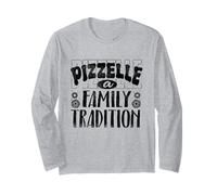 Pizelle Italian Waffle Pizzelle A Family Tradition Long Sleeve T-Shirt
