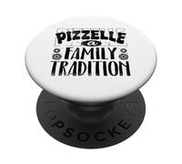 Pizelle Italian Waffle Pizzelle A Family Tradition PopSockets Adhesive PopGrip