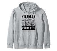 Pizelle Italian Waffle Pizzelle Happiness In Every Bite Zip Hoodie