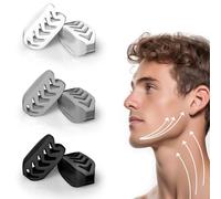 Pizens Silicone Jaw Exerciser, 6Pcs Jaw Trainer, Jawline Exerciser for Women and Men, Creating a Beautiful Jawline
