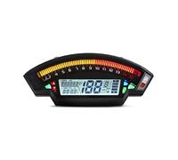 Pizgear 1 2 4 Cylinders Engine Digital Motorcycle Speedometer 199km/h Odometer 15000RPM 6 Gear Oil Level LIGHT Display Dashboard Motorcycle Speedometer(Gauge only)