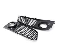 Pizgear 1 Pair Car Front Grill Mesh, for, A4 B8 2008-2012 Honeycomb Grille Fog Light Lamp Cover 8KD807682 8KD807681 L Front Fog Light Grille