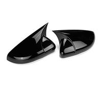 Pizgear 1 Pair, for Volkswagen, for Golf, 6 MK6 GTI GTD 2009-2013 Car Side Rear View Mirror Covers Caps Wing Mirrors Replacement Parts Side Mirror Covers Caps(GLOSSY BLACK)