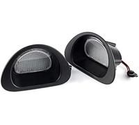 Pizgear 1Pair License Number Plate Light Lamp Car Rear Accessories Signal Light, for Citroen, C1 MK I 2005-2013, for Peugeot, 107 2005-2014 car license tag light