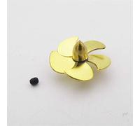 Pizgear 1PC 12mm 16mm 18mm 20mm 22mm Copper Propeller 5-Blades, for, for MINI, Prop 2mm Shaft RC Boat Submarine Scale Marine Scale Boat Boat Engine Propeller(D20mm Left Hand)
