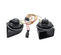 Pizgear 1Set 110-125db Loud Waterproof Car Air Horns 410/510 High Low Tone Auto Horns 12V Snail Horn, for Citroen, MK1 MK2 2000-2017 Snail Horn