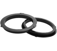 Pizgear 2 Pcs Speaker Spacer Ring Tweeter Speaker Spacer Adapter, ford, for Fiesta, 2011-2019 Waterproof, for 6.5#39;#39; ABS Black Front Rear Car Speaker Spacer