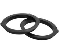 Pizgear 2 Pcs Speaker Spacer Ring Tweeter Speaker Spacer Adapter, ford, for Mustang, 2015-2020 Waterproof, for 6.5#39;#39; ABS Black Front Rear Car Speaker Spacer
