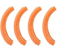 Pizgear 2 Propeller Guard Protector, 4 Pack Anti-Collision Paddle Protective Ring Cover,Props Bumpers Crash Ring TPE, for DJI, 2 Drone Accessories (Orange) Drone Propeller Guard