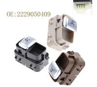 Pizgear 2229050409 Trunk Lid Tailgate Control Switch Button Car A2229050409, for W222 S400 S450 S500 S560 2013-2020 Car Seat Adjustment Switch(Beige)