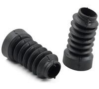 Pizgear 27mm Motorcycle Front, fork Dust Shock Cover Gaiters Gators Boots Rubber Black, for Dio 18/27/28/34/35/56 Motorcycle Fork Cap