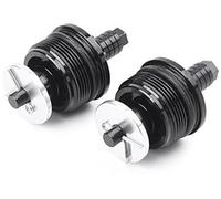 Pizgear 2Pcs 37mm Front, fork Shock Absorber Adjusters Screw Bolts Cap Cover CNC Black Motorbike, for CBR250R Motorcycle Fork Cap