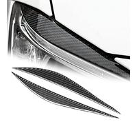 Pizgear 2pcs Accessory Cover Headlight Eyebrow Eyebrow Eyelid, for BMW 3 F36 F30 320i 325i 2013-2017 Headlight Soft Trim Headlight Tint Sticker