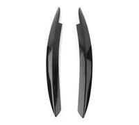 Pizgear 2pcs Car Headlight Cover Eyelid Eyebrow Eye Lid Brow, for VW, for Golf， for MK6 2008 2009 2010 2011 2012 2013， ABS Plastic Glossy Black Headlight Tint Sticker
