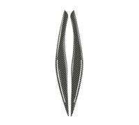 Pizgear 2Pcs Car Headlight Eyelid Eyebrow Cover ABS Decoration Trims Carbon Fiber, for BMW, for E90 E91 3Series 328i 335i 2006-2012 Headlight Tint Sticker