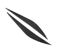 Pizgear 2PCS Carbon Fiber Style Car Headlight Eyebrow Eyelid Cover Trim, for BMW, for F30 3 Series 2013 014 2015 2016 2017 2018 Headlight Tint Sticker