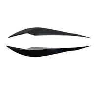 Pizgear 2PCS F30 Headlight Cover Eyelid Gloss Black Lids Eyebrow Cover Trim Stickers, for BMW F30 Saloon 2012-2018 Auto Accessory Headlight Tint Sticker