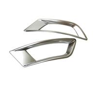 Pizgear 2pcs, for Jaguar, for F-Pace F pace X761 2016 2017, ABS Chrome Rear Tail Fog Light Lamp Stiker Cover Frame Accessories Moulding Trim Fog Light Cover