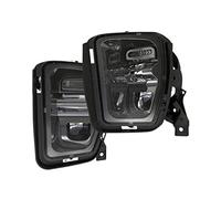 Pizgear 2PCS LED Fog Lights For Ram 1500 2013-2018 Front Bumper Fog Black 68104821AC 68104820AC Fog Lamp Car Fog Light Assembly