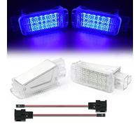 Pizgear 2Pcs LED Footwell Boot Door light Courtesy Luggage Lamps, for Skoda, for Superb B5 B6 B7, for Octavia, 2 3 4 Fabia Rapid Yeti Kamiq Scala Trunk Interior Lights(Charm Blue 2)