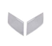 Pizgear 2Pcs Stainless Steel Car Front Door Audio Speaker Cover Trim, for Peugeot, 408 2010-2019 2016 2017 2018 Interior Car Speaker Trim(WHITE)