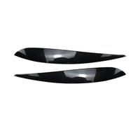 Pizgear 2x Car Headlight Lamp Eyebrow Eyelid Molding Trim Lid Cover Decorative Accessories, for VW, for POLO, for 9N 2005 2006 2007 20082009 Headlight Tint Sticker(Glossy Black)