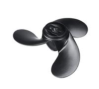 Pizgear 309-64107-0 Aluminum Alloy 7.4 X 5.7 Marine Propeller, for, for NISSAN, for, for Tohatsu, for, for Evinrude, for, for Johnson, 2.2-3.3HP Black 3 Blades R Rotation Boat Engine Propeller