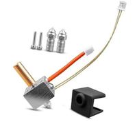 Pizgear 3D Printer Assembled Hot End Kit, for Elegoo Neptune 4/4 Pro NTC 100K Thermistor Business, Industry Science Thermistor Temperature Sensor(BLACK high speed)