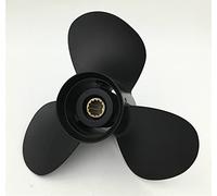 Pizgear 3x11.5x13 35hp-50hp, for Evinrude Propellers 13 Tooth Spline 3 Blade Aluminum Propellers, for Evinrude Boat Marine Propellers Boat Engine Propeller