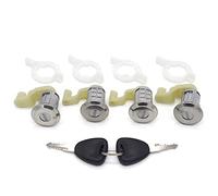 Pizgear 4PCS DOOR LOCK WITH 2 SAME KEYS, for Renault, CLIO II 1998-2005 7701472806 Car Door Lock