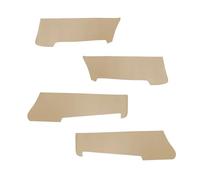 Pizgear 4pcs, for Nissan, for Tiida 2005 2006 2007 2008 Car Interior Door Panel Armrest Microfiber Leather Cover Trim Accessories Car Door Panel(Beige)