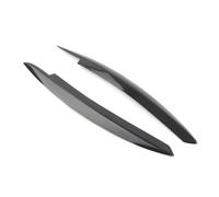 Pizgear ABS Car Headlight Cover Eyelid Eyebrow Eye Lid Brow, for VW, for Golf,for 6 MK6 2008 2009 2010 2011 2012 2013, Carbon Fiber Styling Headlight Tint Sticker