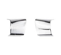 Pizgear ABS Car Steering Wheel Panel Cover Sticker Trim, for Ford, for Focus 3 MK3 2012 2013 2014, for Kuga 2015 Accessories Steering Wheel Sticker(2Pcs silver)