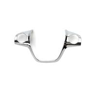 Pizgear ABS Car Sticker Chrome Trim Steering Wheel Paillette Cover Case, For Ford, for Focus 3 Mk3 2012-2014, for Kuga 2013-2015, Auto Accessories Steering Wheel Sticker(B Type Chrome)