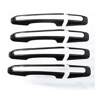 Pizgear ABS Chrome Car Door Handle Covers Trims Frame Stickers Decals, for Land Rover, Discovery Sport Discovery 5 L462, for Sport/Vogue L405/Evoque Outside Door Handle Door Handle Cover(Black)
