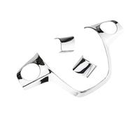 Pizgear ABS Chrome Carbon Fiber Steering Wheel Cover Sequin Trim Sticker, For ford, for Focus 3 Mk3, for Kuga Escape 2012 2013 2014 2015 Steering Wheel Sticker(B one set)